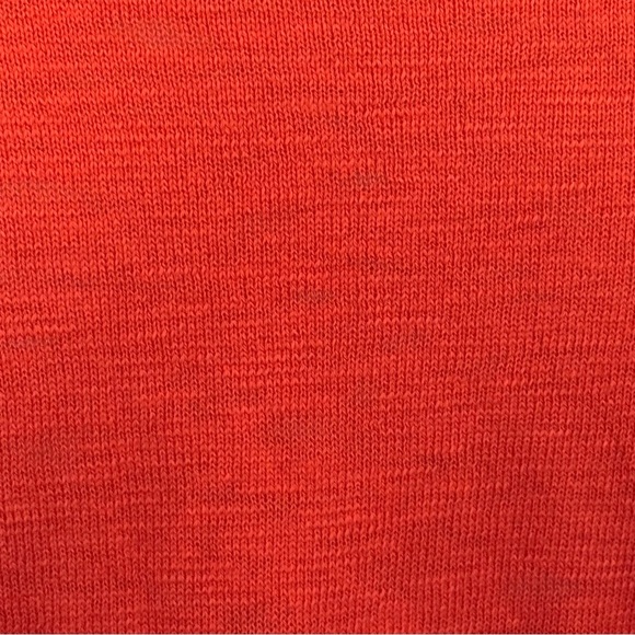 Women's Orange Cardigan Sweater - Picture 4 of 5